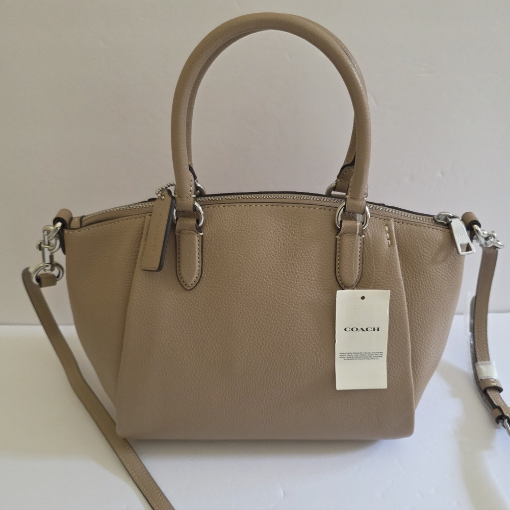 Coach Elise Pebble Leather Satchel - Picture 8 of 16